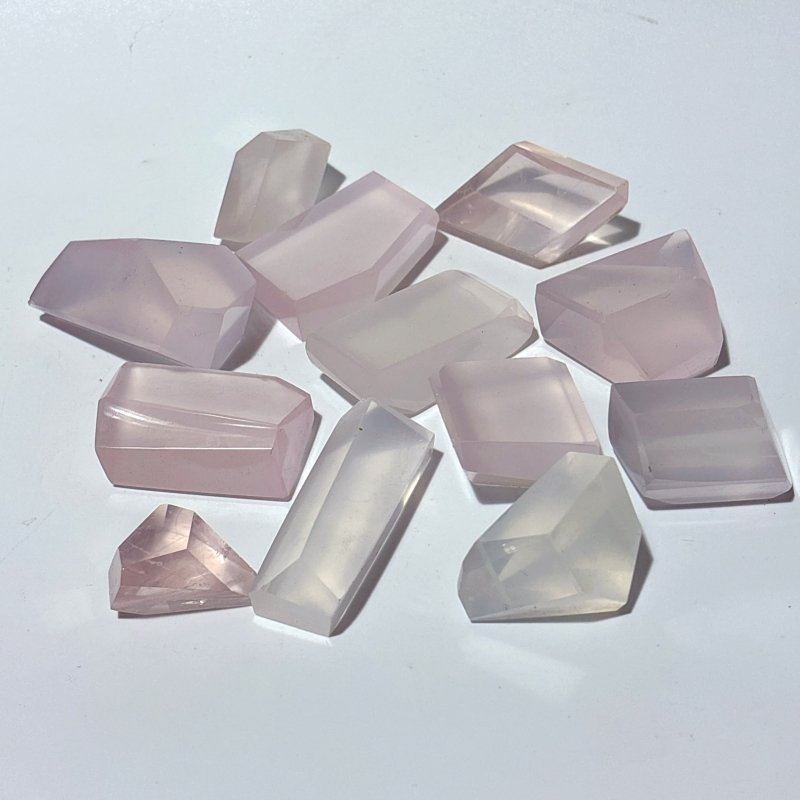 Light Pink Transparent Rose Quartz Free Form Wholesale - Wholesale Crystals