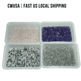 Local Stock - 4 Types Crystal Chips Wholesale Rose Quartz Moonstone Amethyst - Wholesale Crystals