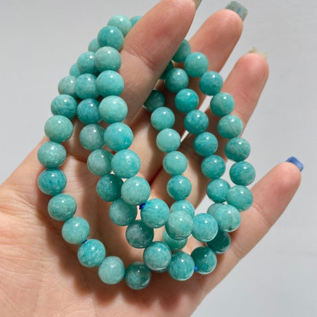 Local Stock - 8MM Amazonite Bracelets Wholesale - Wholesale Crystals