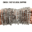 Local Stock - 8MM Black Mica Crystal Bracelets Wholesale - Wholesale Crystals