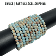 Local Stock - 8MM China Shoushan Stone Bracelets Wholesale - Wholesale Crystals