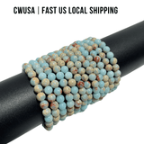 Local Stock - 8MM China Shoushan Stone Bracelets Wholesale - Wholesale Crystals