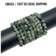 Local Stock - 8MM Green Prehnite Mixed Green Tourmaline Bracelet Wholesale - Wholesale Crystals