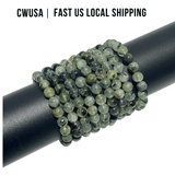 Local Stock - 8MM Green Prehnite Mixed Green Tourmaline Bracelet Wholesale - Wholesale Crystals