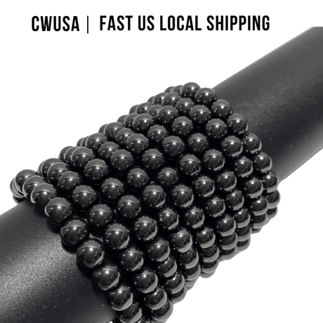 Local Stock - 8MM Hematite Bracelets Wholesale - Wholesale Crystals