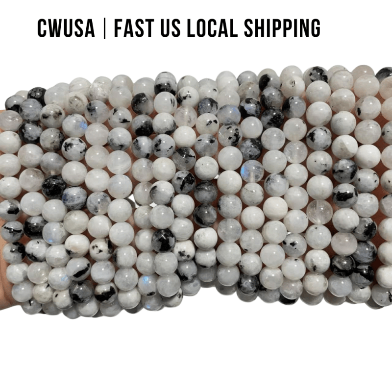 Local Stock - 8MM India Moonstone Bracelets Wholesale - Wholesale Crystals