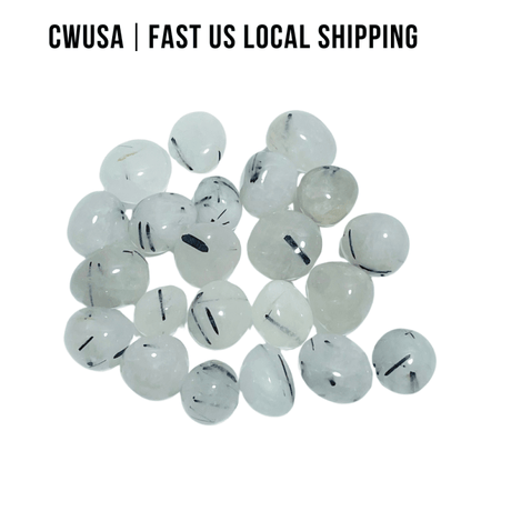 Local Stock - Black Tourmaline Mixed Quartz Tumbled Wholesale - Wholesale Crystals