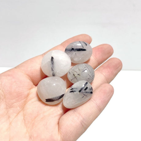 Local Stock - Black Tourmaline Mixed Quartz Tumbled Wholesale - Wholesale Crystals