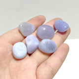 Local Stock - Blue Chalcedony Small Tumbled Wholesale - Wholesale Crystals