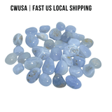 Local Stock - Blue Chalcedony Small Tumbled Wholesale - Wholesale Crystals
