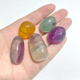 Local Stock - Colorful Fluorite Tumbled Stone Wholesale - Wholesale Crystals