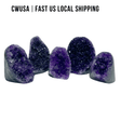Local Stock - Deep Purple Amethyst Cluster Wholesale Bottom Cut - Wholesale Crystals