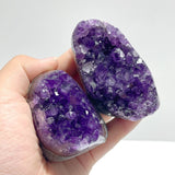 Local Stock - Deep Purple Amethyst Cluster Wholesale Bottom Cut - Wholesale Crystals