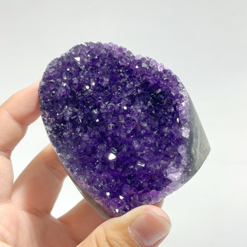 Local Stock - Deep Purple Amethyst Cluster Wholesale Bottom Cut - Wholesale Crystals