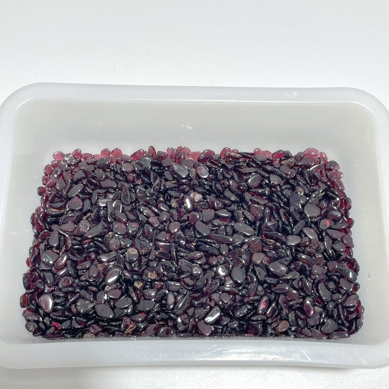 Local Stock - Garnet Polished Chips Wholesale - Wholesale Crystals