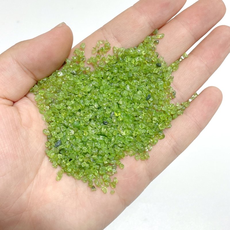 Local Stock - Natural Rough Peridot Chips Wholesale - Wholesale Crystals