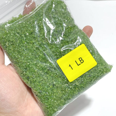 Local Stock - Natural Rough Peridot Chips Wholesale - Wholesale Crystals