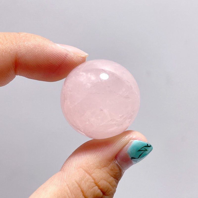 Local Stock - Rose Quartz Spheres 2 - 3cm Wholesale - Wholesale Crystals