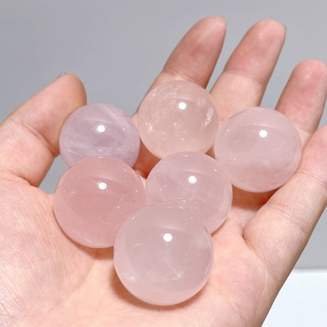 Local Stock - Rose Quartz Spheres 2 - 3cm Wholesale - Wholesale Crystals