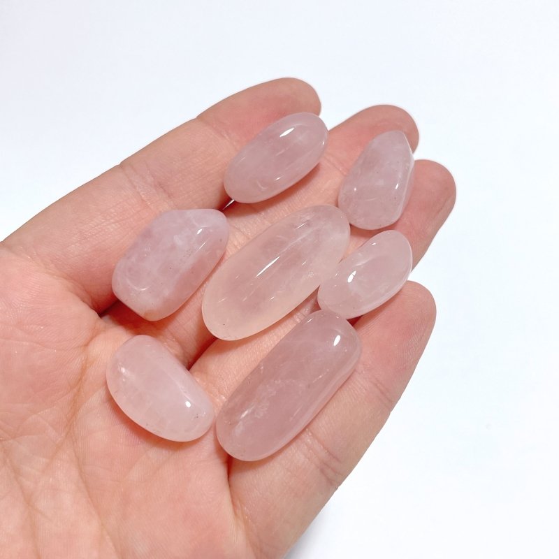 Local Stock - Small Rose Quartz Tumbled Wholesale - Wholesale Crystals