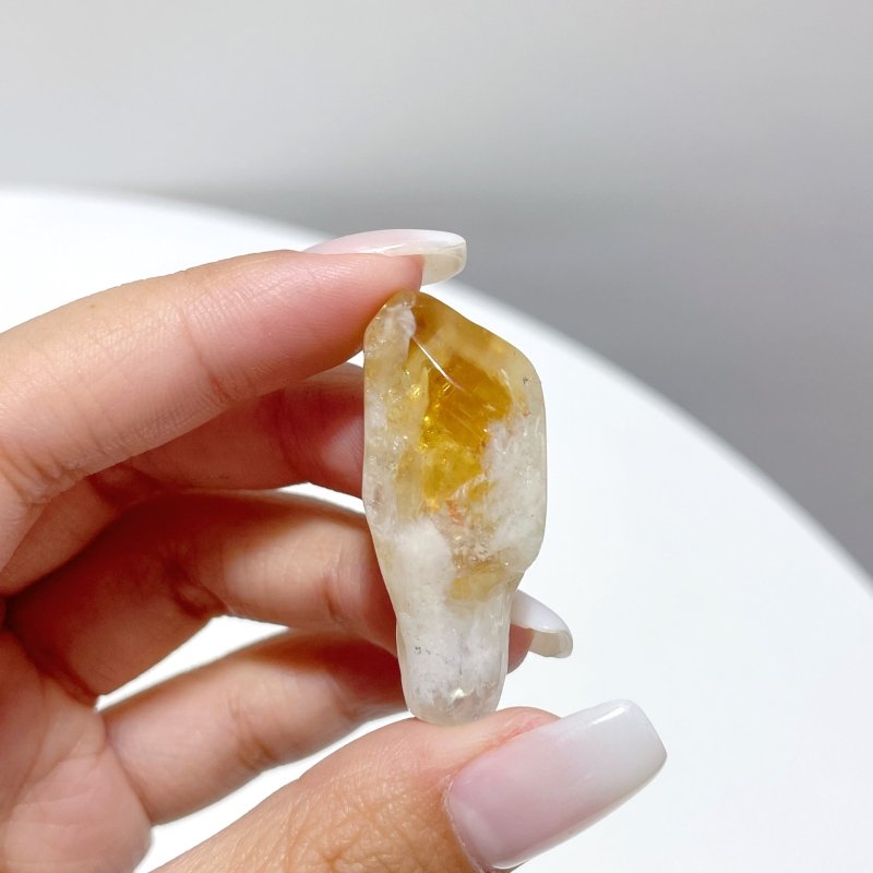 Machine Polished Heat Treatment Citrine Point Wholesale - Wholesale Crystals