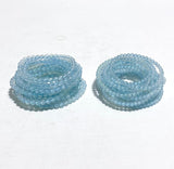 Mini Beads Aquamarine Bracelet Wholesale - Wholesale Crystals