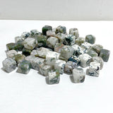 Moss Agate Cube Tumbled Wholesale -Wholesale Crystals