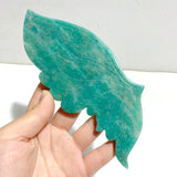 Natural Amazonite Butterfly Carving Wing With Stand - Wholesale Crystals