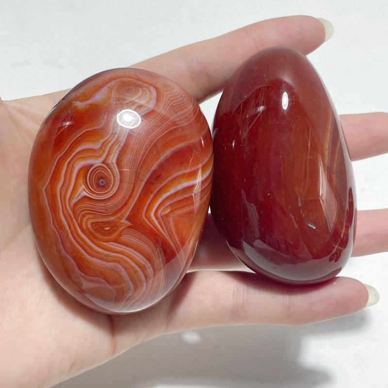 Natural Carnelian Palm Tumbled Wholesale - Wholesale Crystals