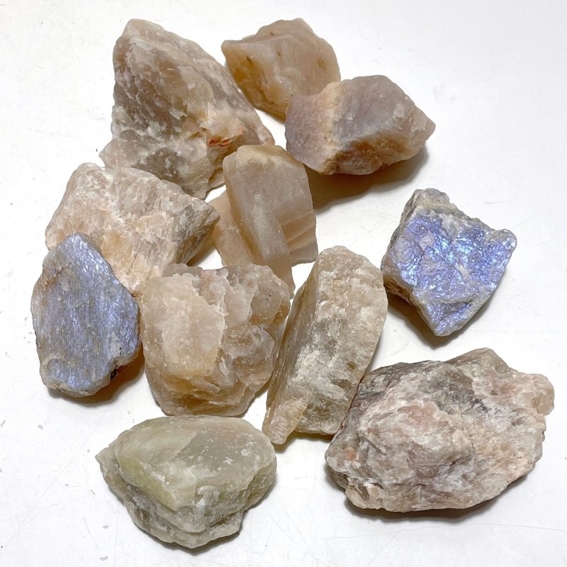 Natural Moonstone Raw Stone wholesale - Wholesale Crystals