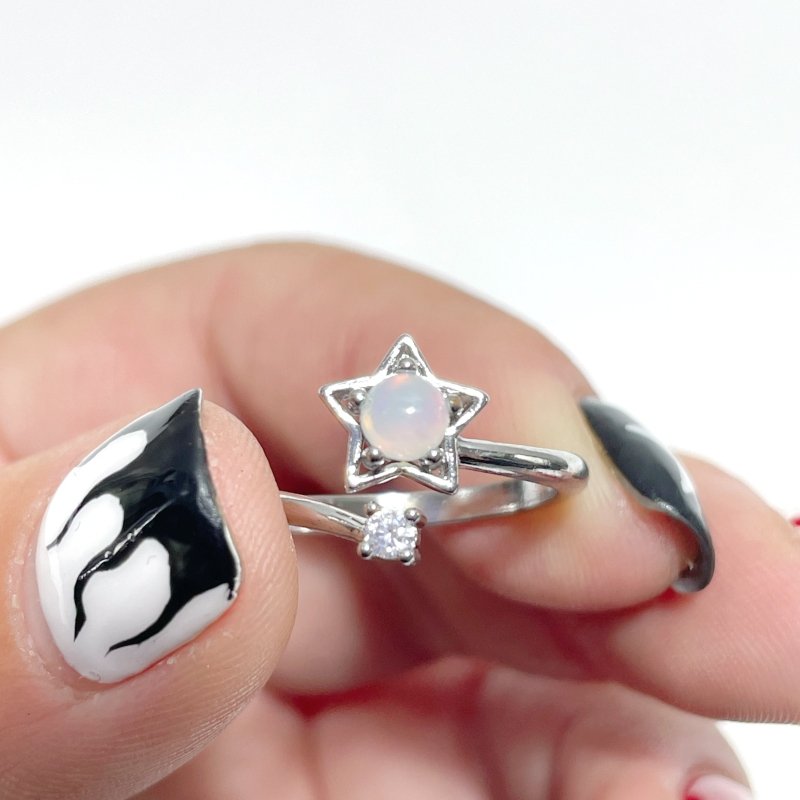 Natural Opal Crystal Ring Star Shape Wholesale - Wholesale Crystals