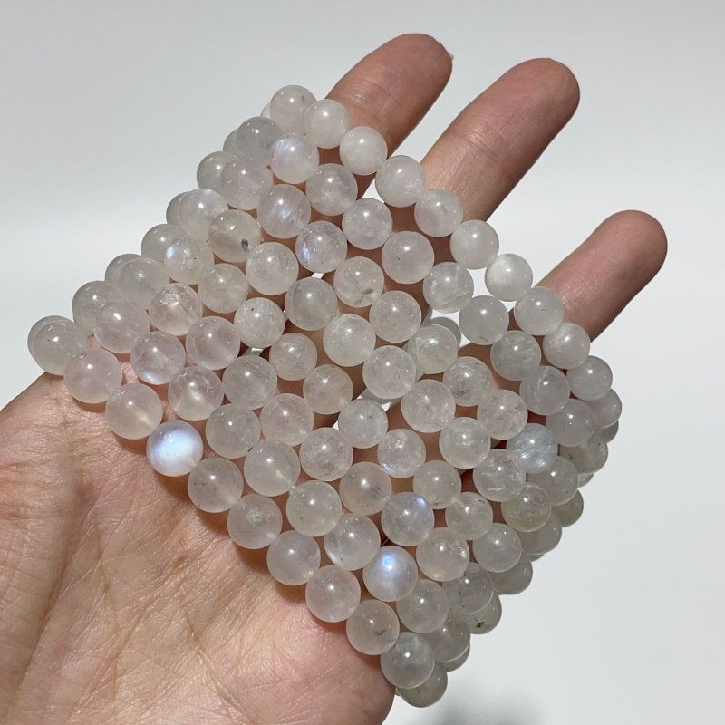 Normal Quality Blue Moonstone Bracelet 0.32in(8mm) Wholesale -Wholesale Crystals