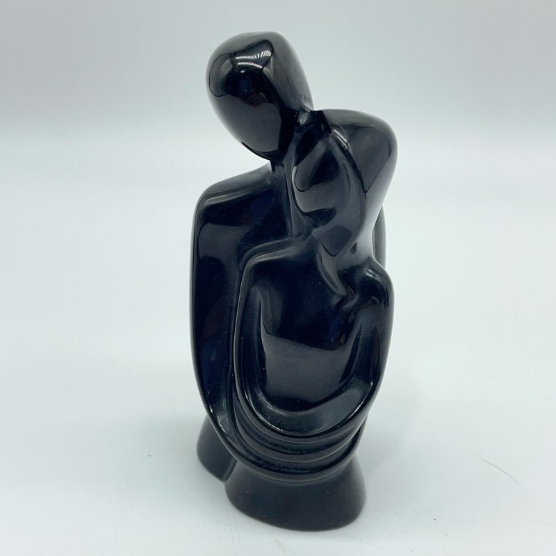 Obsidian Lovers Hugging Each Other Carving Wholesale -Wholesale Crystals