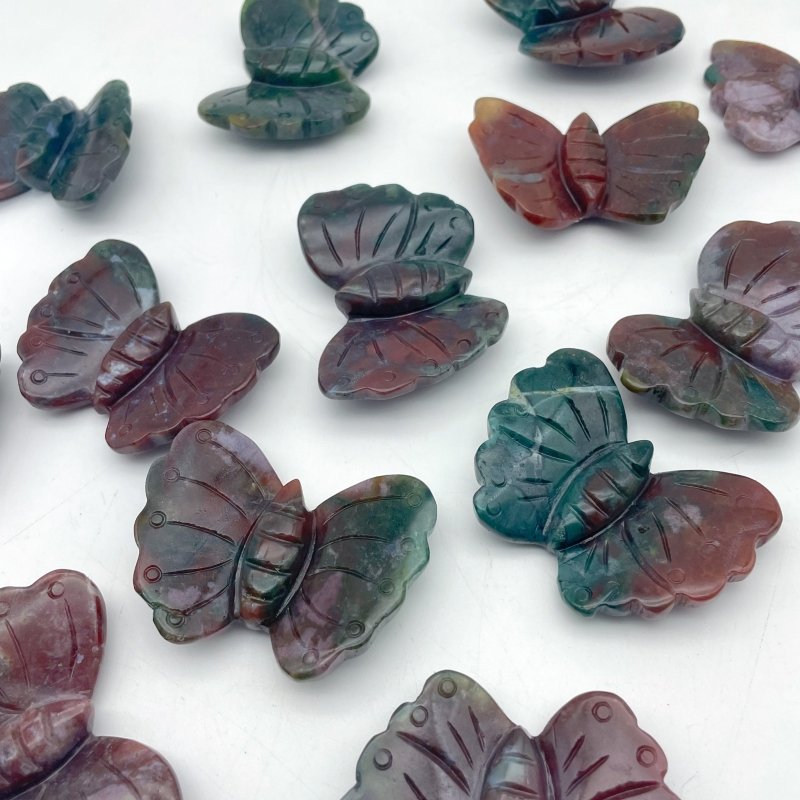 Ocean Jasper Butterfly Carving Wholesale - Wholesale Crystals