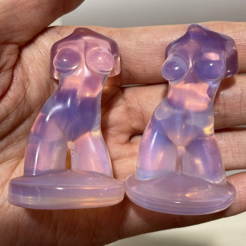 Pink Opalite Goddess Carving Crystals Wholesale -Wholesale Crystals