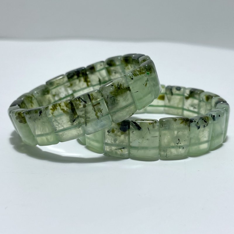 Prehnite Rectangle Bracelet Wholesale - Wholesale Crystals