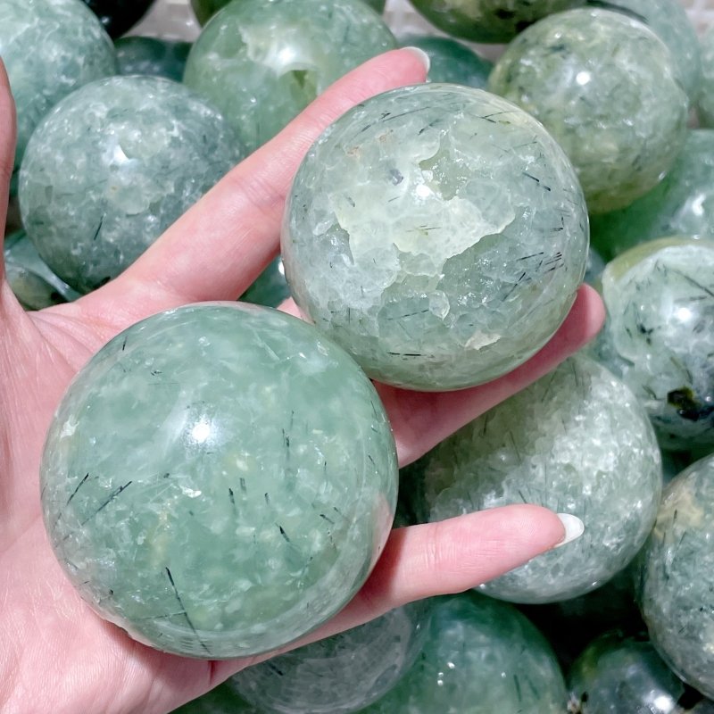 Prehnite Sphere Crystal Ball Wholesale - Wholesale Crystals