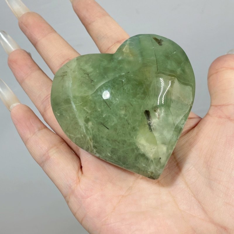 Prehnite Stone Heart Crystal Wholesale - Wholesale Crystals