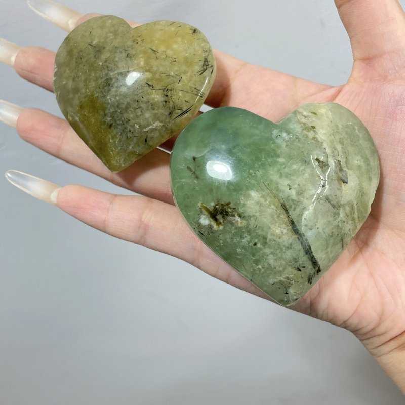 Prehnite Stone Heart Crystal Wholesale - Wholesale Crystals