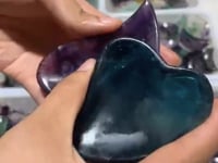 6 Types Different Shape Fluorite Colorful Shallow Bowl Heart Wholesale Moon Flower -Wholesale Crystals