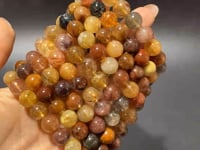 9 Pieces High Grade Rutile Crystal Bracelet