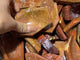 Orange Ocean Jasper Bowl Coffin Wholesale