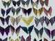 30 Pairs Rainbow Fluorite Butterfly Carving (A3BTF)