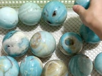 13 Pieces Beautiful Caribbean Calcite Spheres