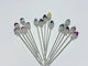 Rainbow Fluorite Fruit Hairpin Carving Wholesale
