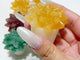 3 Types Succulent Potted Plants Carving Wholesale Yellow Calcite Strawberry Quartz Green Aventurine