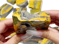 13 Pieces Bumble Bee Jasper Polished Home Decor Stone