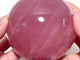 3.7in Six Star Line Rose Quartz Sphere