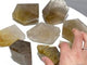 8 Pieces High Quality Gold Rutile Quartz Crystal Free Form
