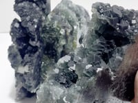 3 Pieces Large Cutting Fluorite Mineral Geode Cubes Specimen Tower